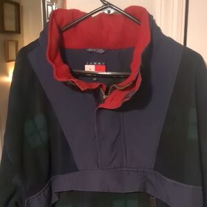 Tommy Hilfiger Women's Blue and Red Ski Jacket